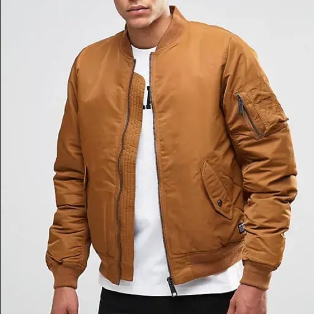 Carhartt Wip Ashton Bomber Jacket Hamilton Brown XL
